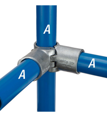 Conexiones en cruz dividida A26-8 - 48.3 mm A26-8 Kee Klamp® - Kee Safety