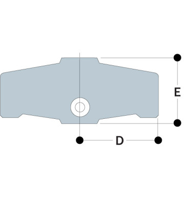 Conexión en cruz de dos salidas pgr 91-8 - 48.3 mm 91-8 Kee Klamp® - Kee Safety