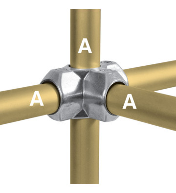 Krzyżak trójgniazdowy L35-6 33.7 mm L35-6 Kee Klamp® - Kee Safety
